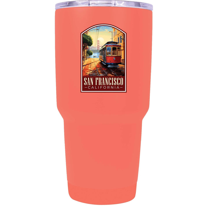 San Francisco California C Souvenir 24 oz Insulated Stainless Steel Tumbler Image 6