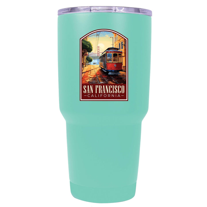 San Francisco California C Souvenir 24 oz Insulated Stainless Steel Tumbler Image 8