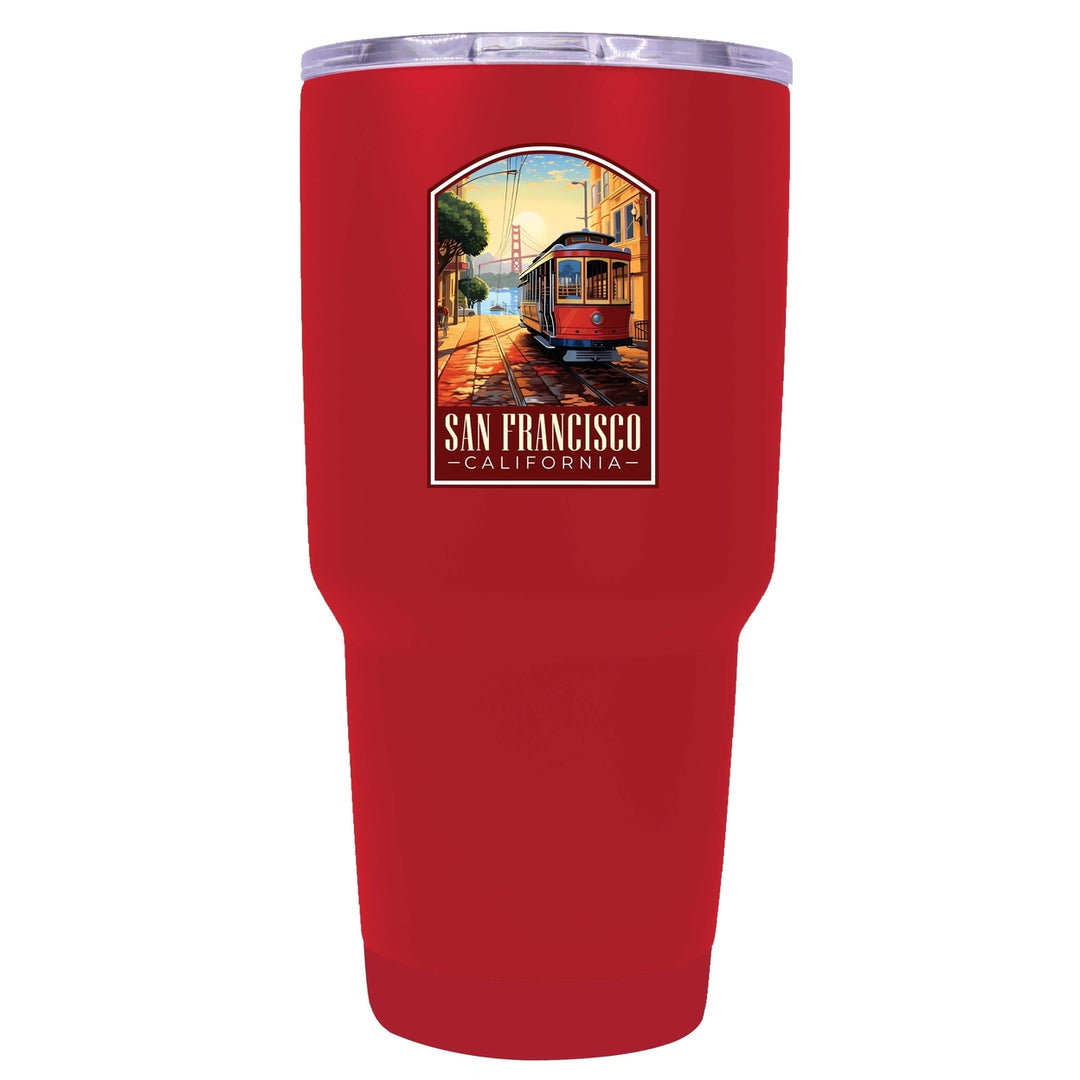 San Francisco California C Souvenir 24 oz Insulated Stainless Steel Tumbler Image 9