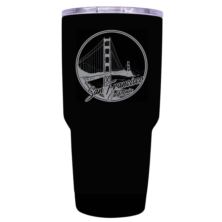 San Francisco California Souvenir 24 oz Engraved Insulated Tumbler Image 4