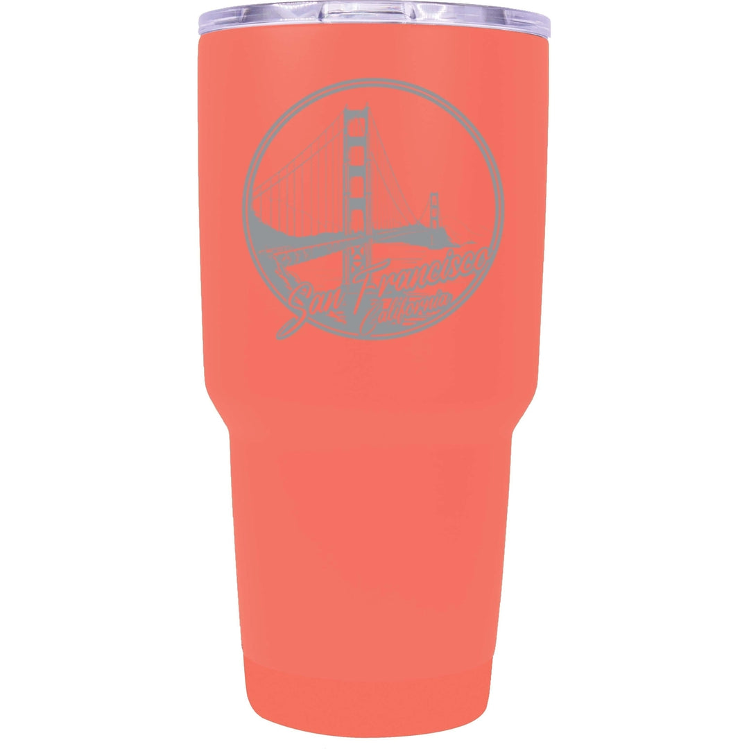 San Francisco California Souvenir 24 oz Engraved Insulated Tumbler Image 7