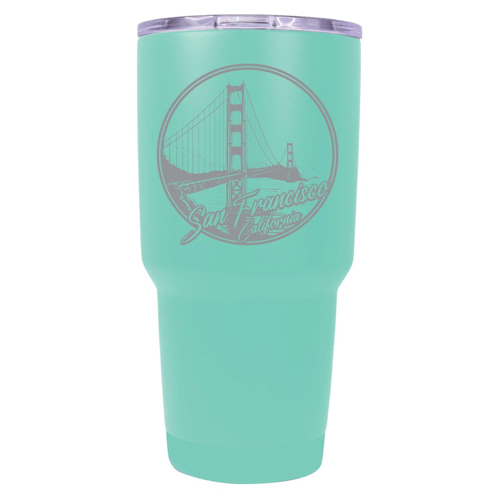 San Francisco California Souvenir 24 oz Engraved Insulated Tumbler Image 8