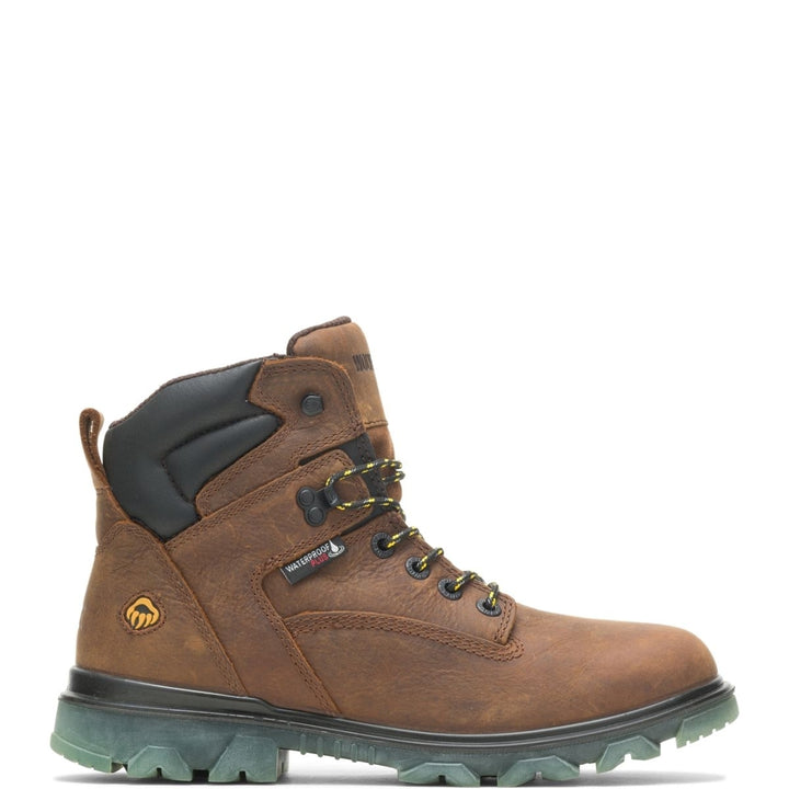 WOLVERINE Mens I-90 EPX 6" CarbonMAX Composite Toe Waterproof Work Boot Brown - W10788 BROWN Image 1