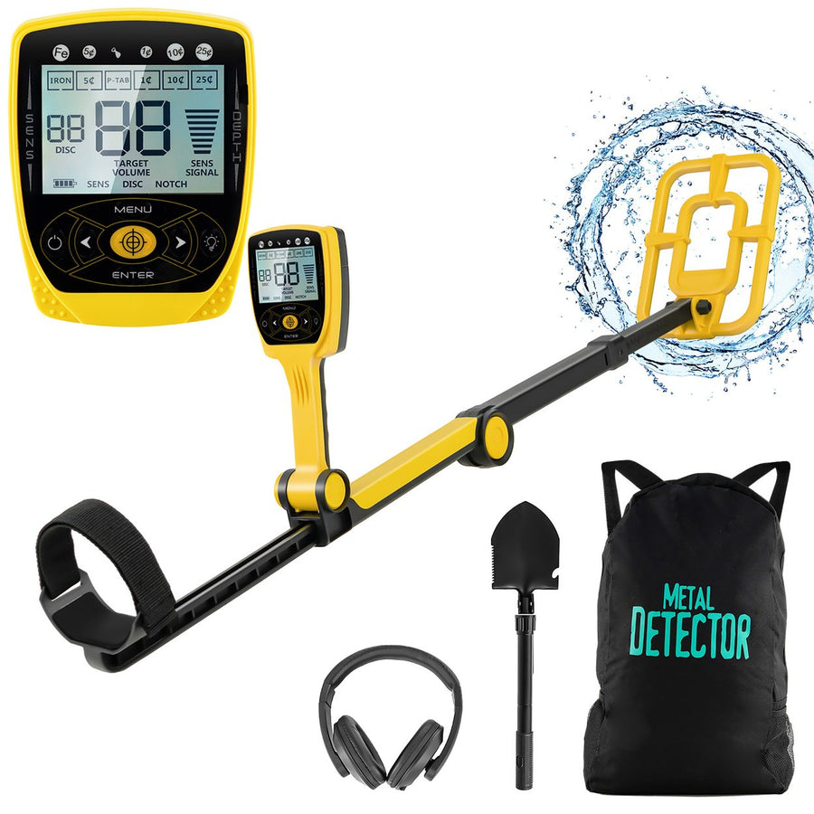 Foldable Metal Detector for Adults Professional and Waterproof Gold Detector Image 1