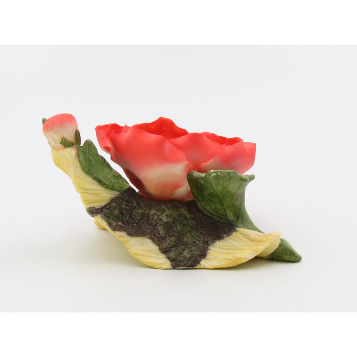 Kevins Gift Shoppe Ceramic Poppy Flower Half Inch Tapper Candle Holder Image 3