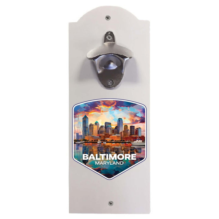 Baltimore Maryland A Souvenir Wall mounted bottle opener Image 1