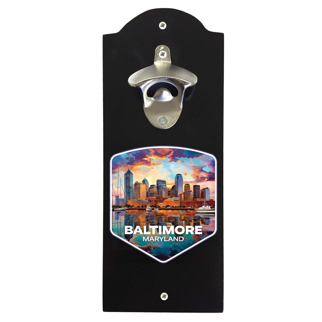 Baltimore Maryland A Souvenir Wall mounted bottle opener Image 1