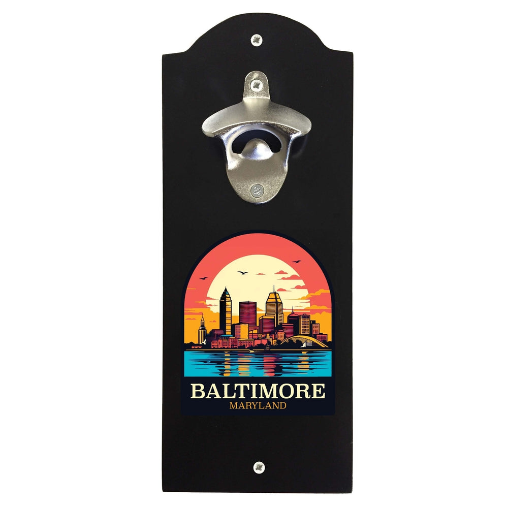 Baltimore Maryland C Souvenir Wall mounted bottle opener Image 2