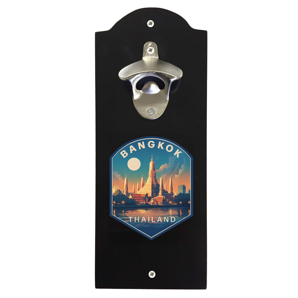 Bangkok Thailand B Souvenir Wall mounted bottle opener Image 2