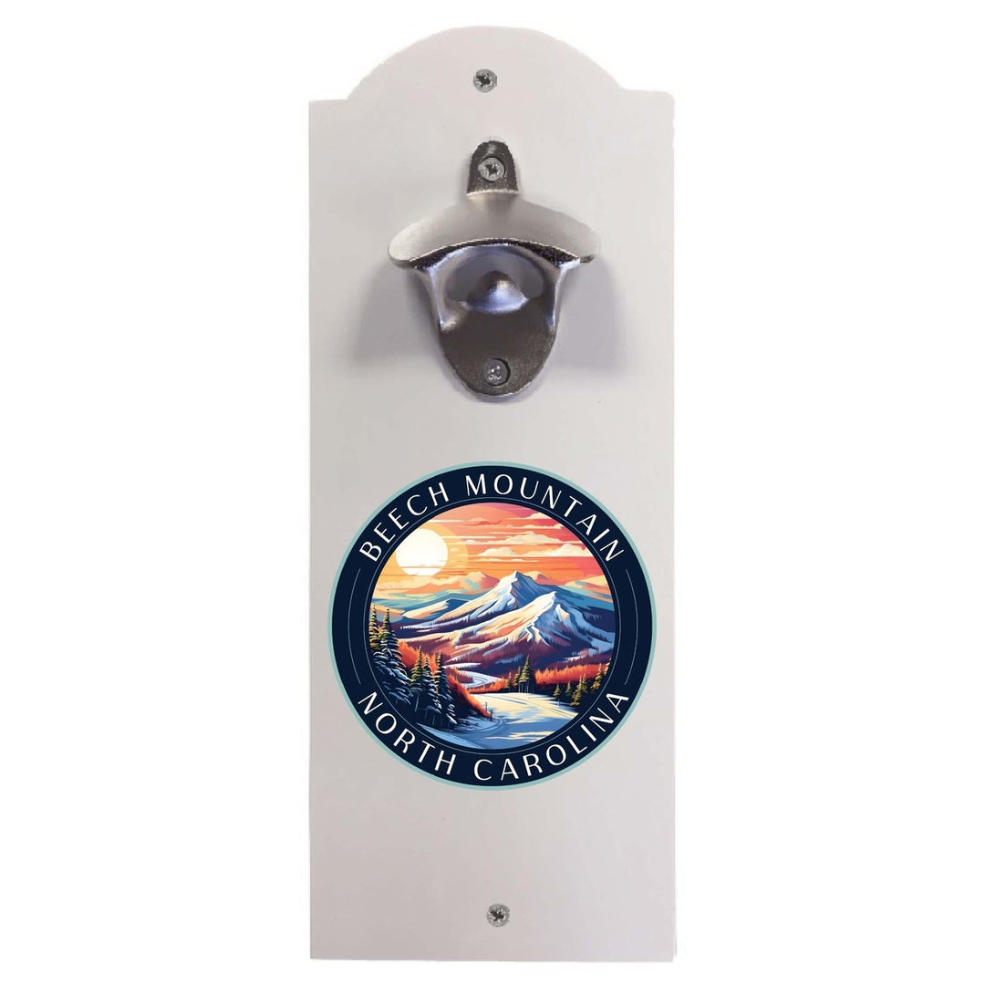 Beech Mountain North Carolina B Souvenir Wall mounted bottle opener Image 1