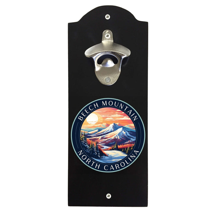 Beech Mountain North Carolina B Souvenir Wall mounted bottle opener Image 2