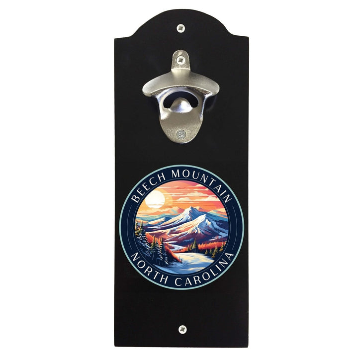 Beech Mountain North Carolina B Souvenir Wall mounted bottle opener Image 1