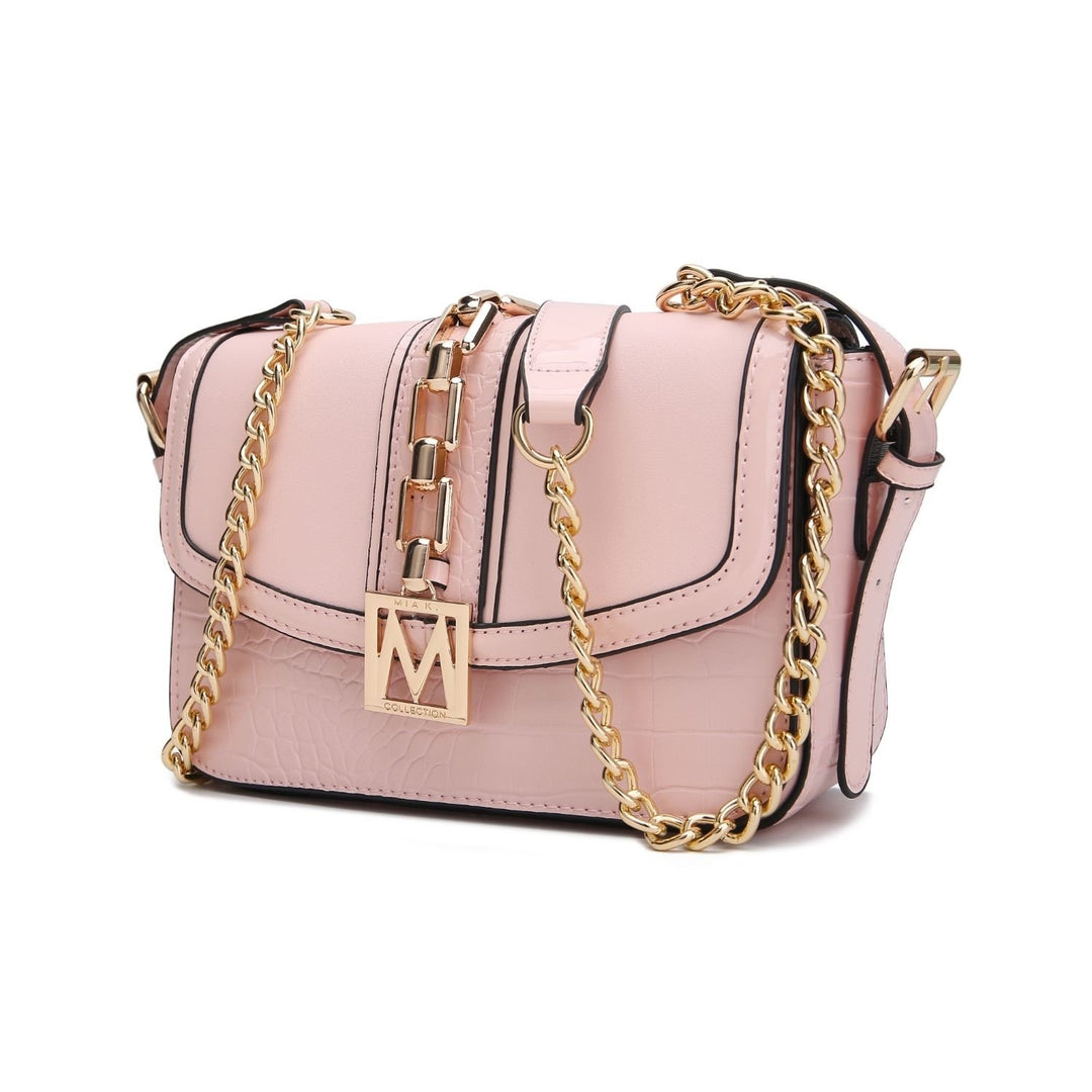 Vegan Leather Multi-Functional Shoulder Bag Wendalyn Crossbody Handbag by Mia k. Image 3