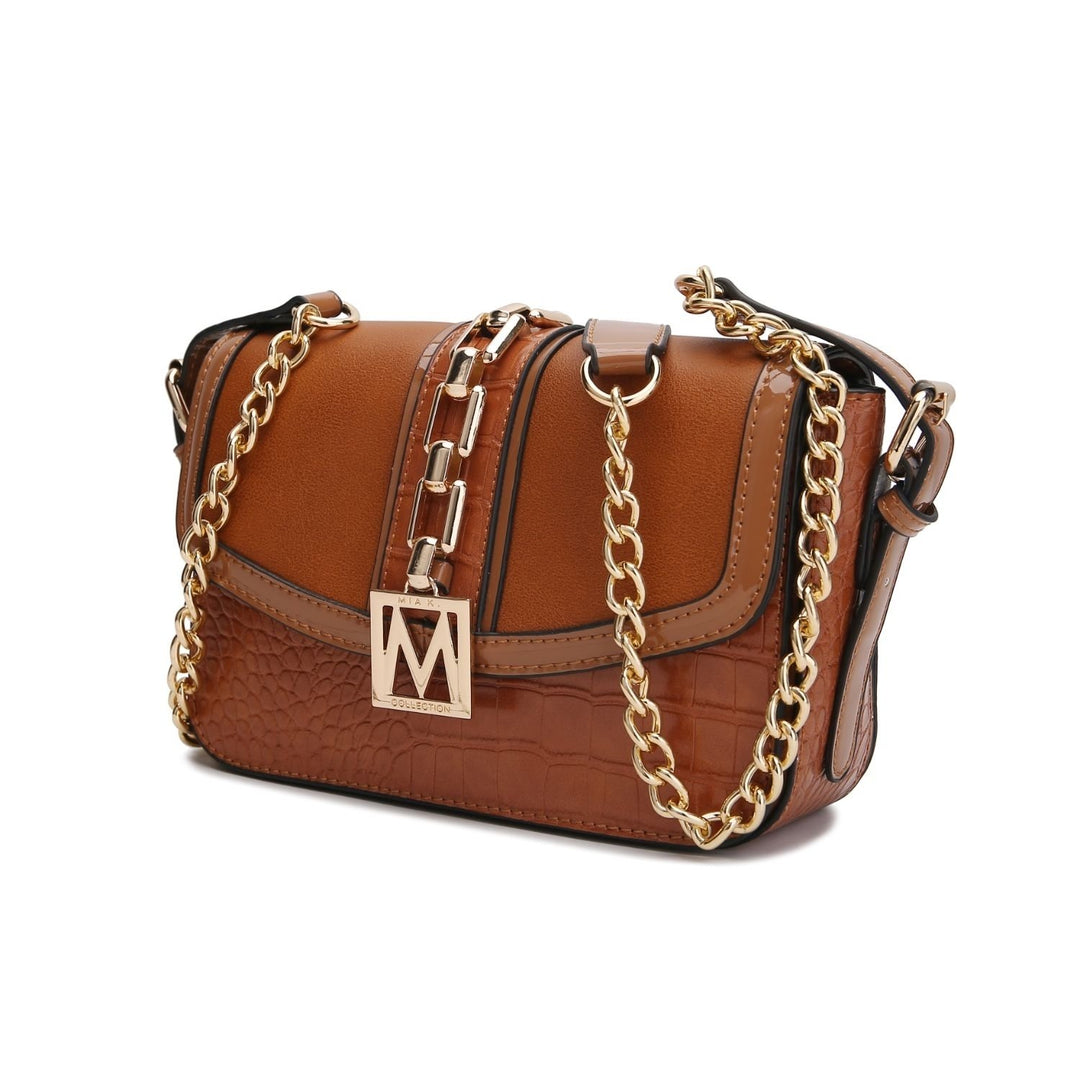 Vegan Leather Multi-Functional Shoulder Bag Wendalyn Crossbody Handbag by Mia k. Image 4