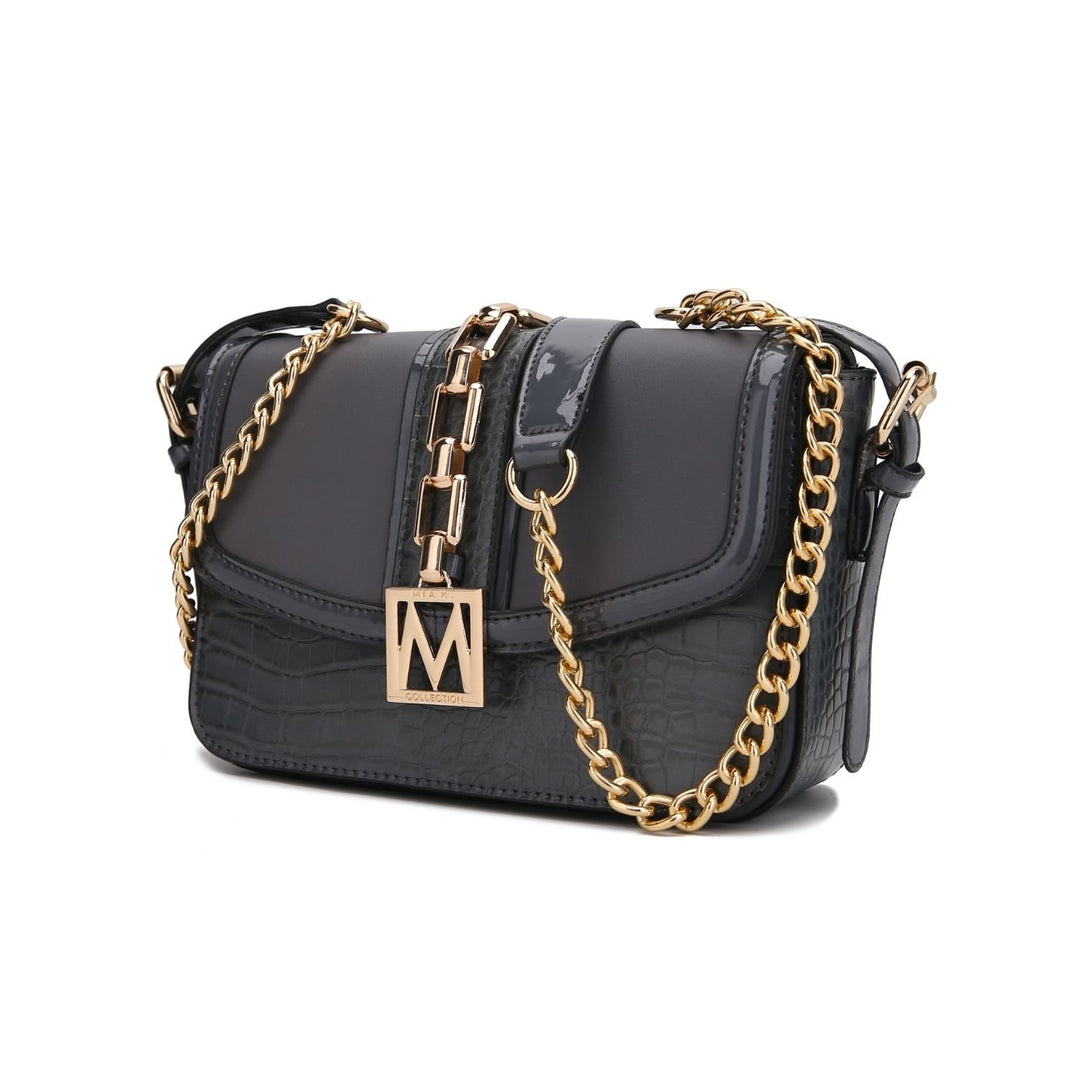 Vegan Leather Multi-Functional Shoulder Bag Wendalyn Crossbody Handbag by Mia k. Image 1