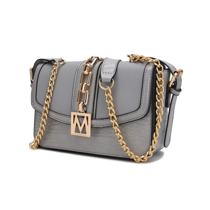 Vegan Leather Multi-Functional Shoulder Bag Wendalyn Crossbody Handbag by Mia k. Image 7