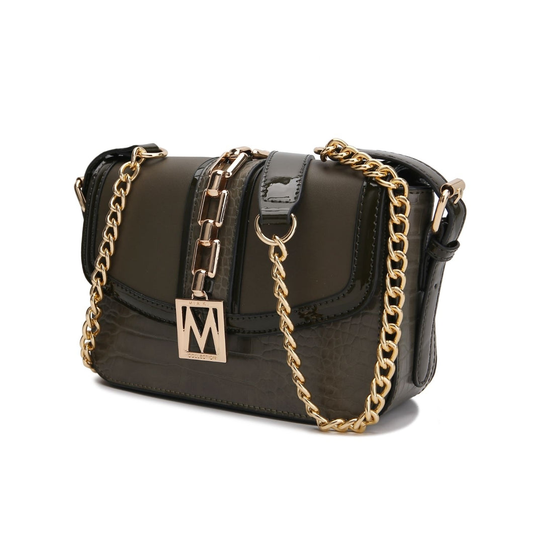 Vegan Leather Multi-Functional Shoulder Bag Wendalyn Crossbody Handbag by Mia k. Image 9