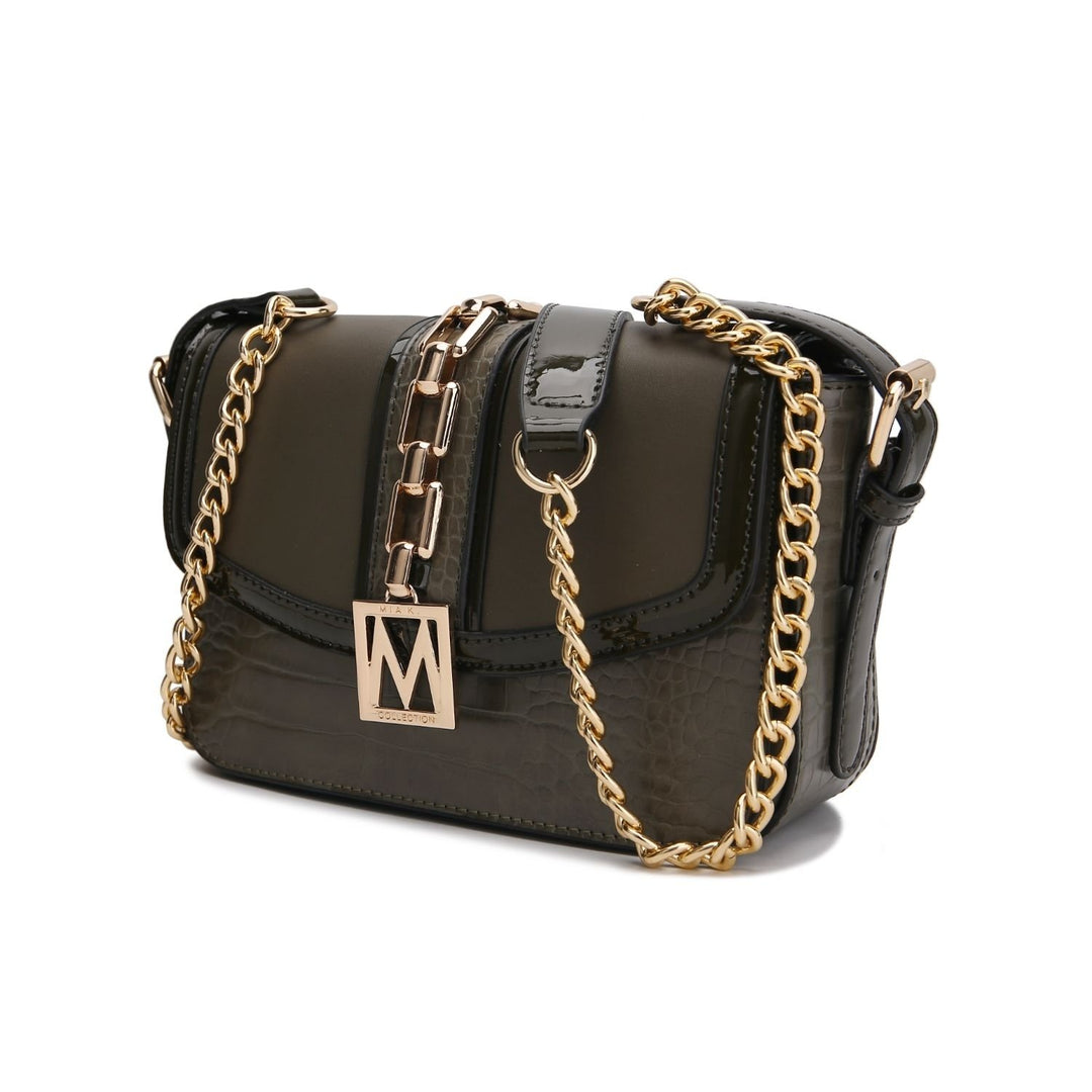 Vegan Leather Multi-Functional Shoulder Bag Wendalyn Crossbody Handbag by Mia k. Image 1