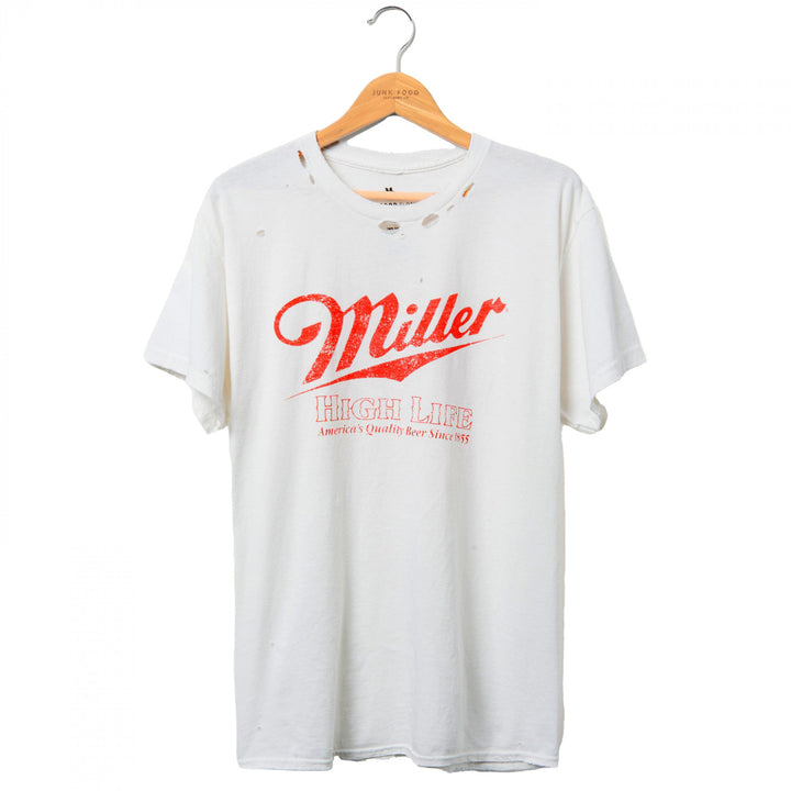 Miller High Life Eagle Front and Back Print T-Shirt by Junk Food Image 2