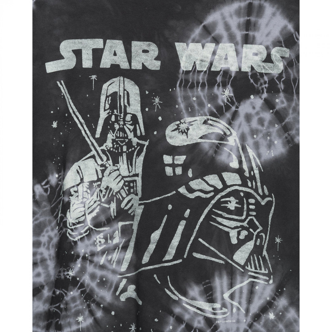 Star Wars Darth Vader Tie-Dye T-Shirt by Junk Food Image 3