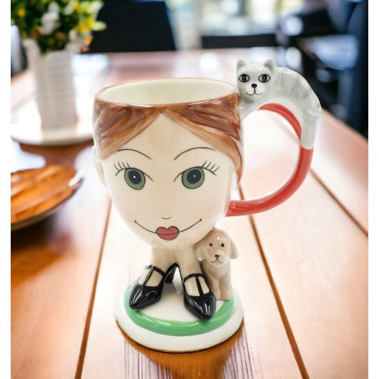 Ceramic Veterinarian Mug 8oz Gift for Dog Cat Lovers Pet Doctor Ceramic Cup Image 1