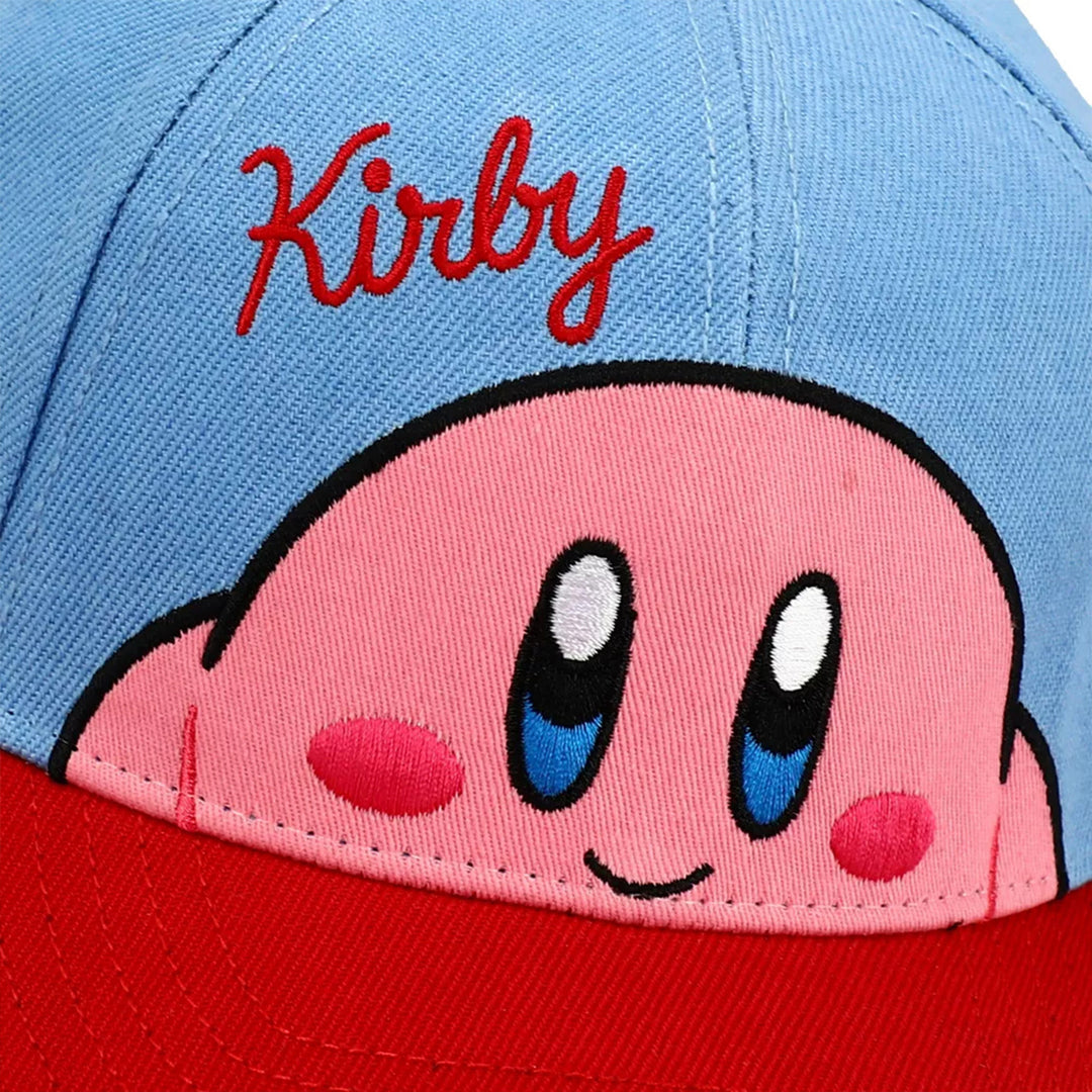 Kirby Peek-A-Boo Embroidered Pre-Curved Snapback Hat Image 4