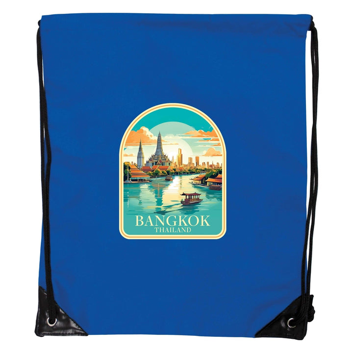 Bangkok Thailand A Souvenir Cinch Bag with Drawstring Backpack Image 4