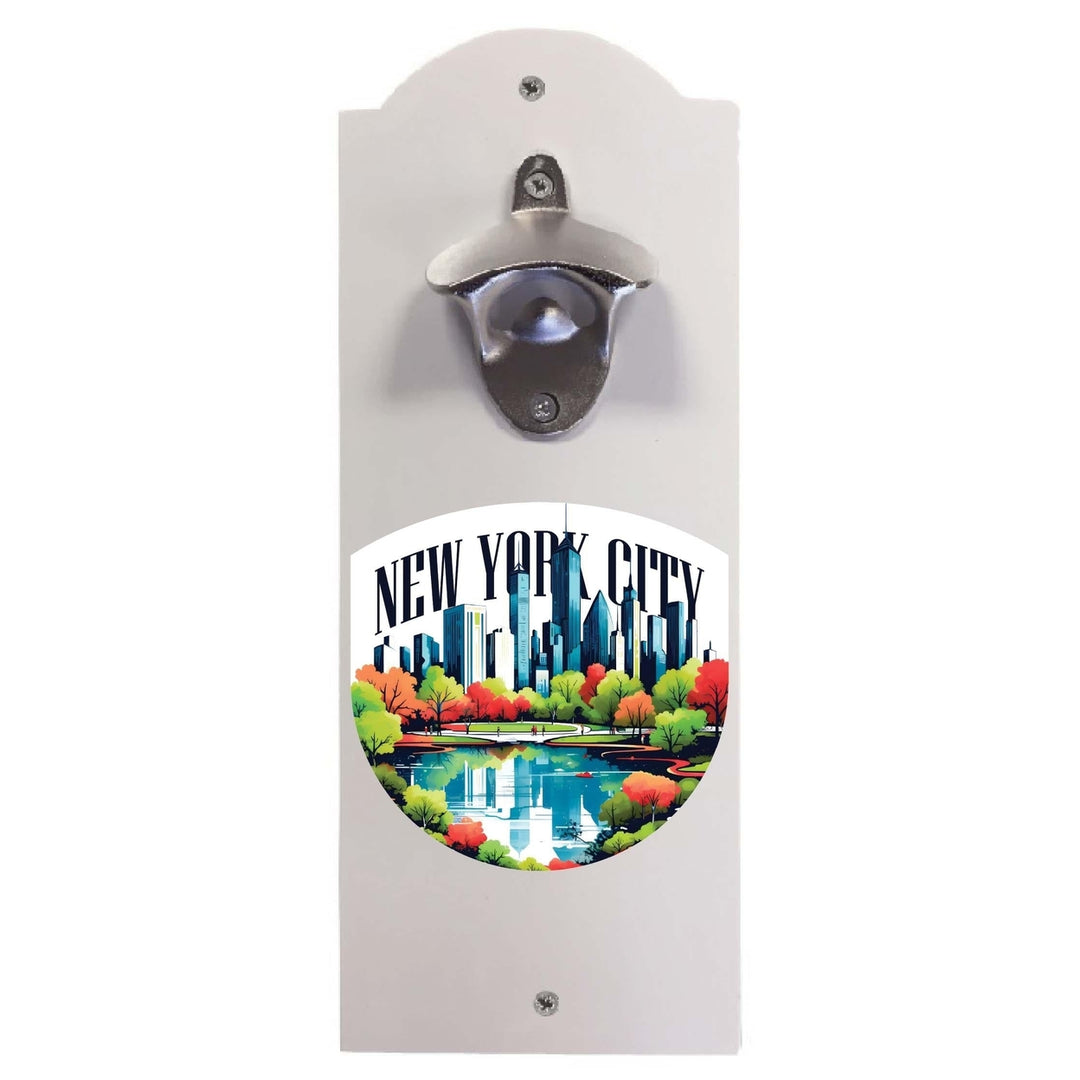 York City D Souvenir Wall mounted bottle opener Image 1