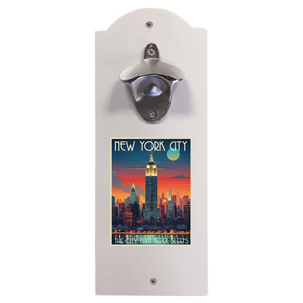 York City B Souvenir Wall mounted bottle opener Image 2