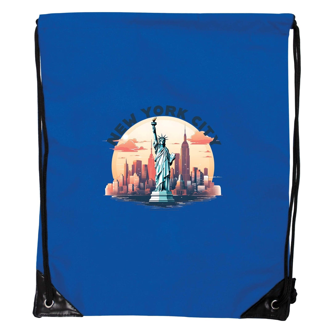 York City A Souvenir Cinch Bag with Drawstring Backpack Image 1