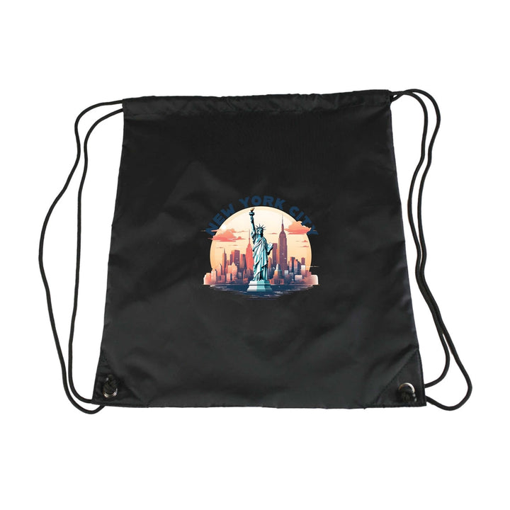 York City A Souvenir Cinch Bag with Drawstring Backpack Image 2