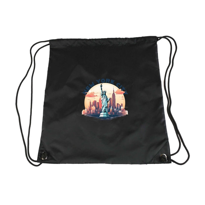 York City A Souvenir Cinch Bag with Drawstring Backpack Image 1