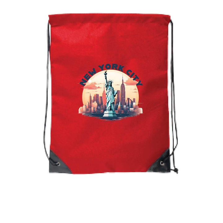 York City A Souvenir Cinch Bag with Drawstring Backpack Image 4