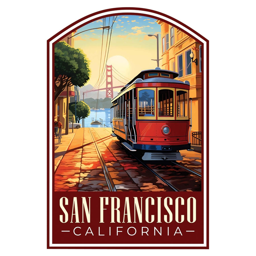 San Francisco California C Souvenir Vinyl Decal Sticker Image 1