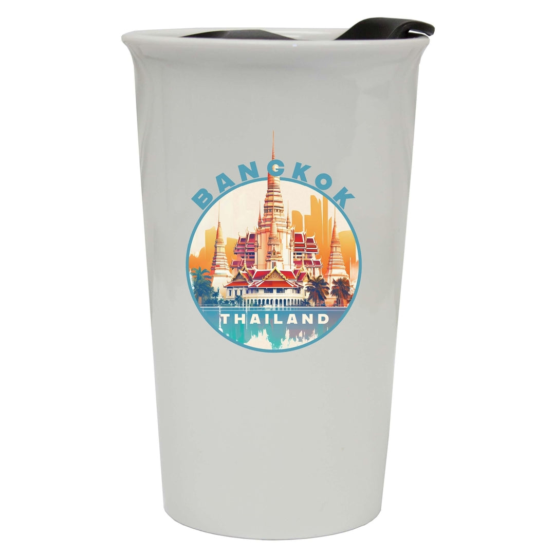 Bangkok Thailand C Souvenir 16 oz Ceramic Double Wall Tumbler Image 1