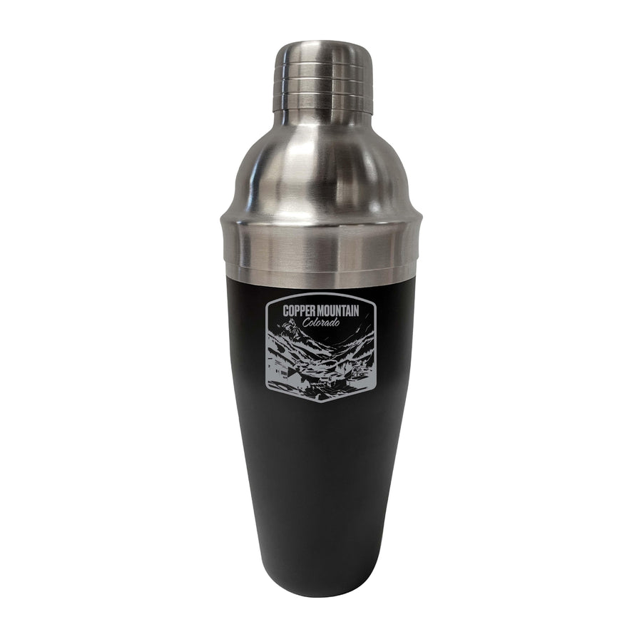 Copper Mountain Souvenir 24 oz Engraved Cocktail Shaker Image 1