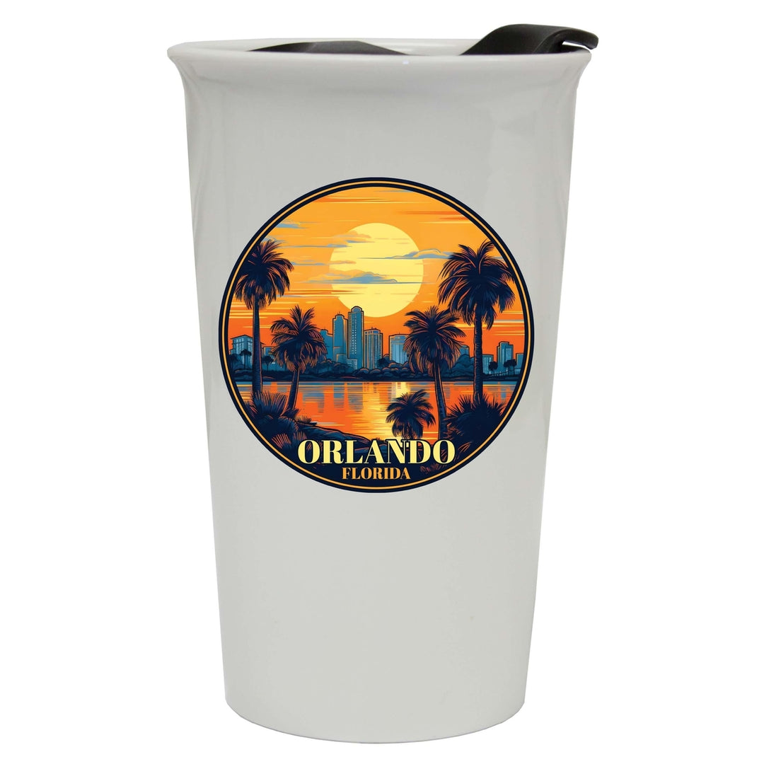 Orlando Florida B Souvenir 16 oz Ceramic Double Wall Tumbler Image 1