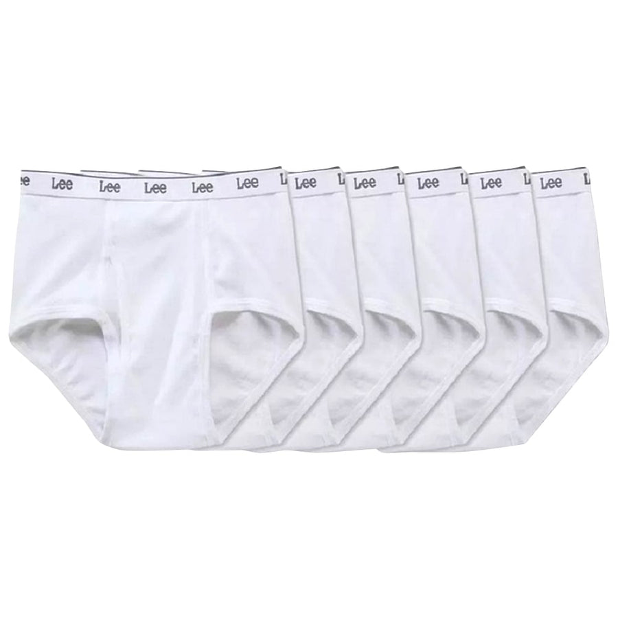 6-Pack Lee Comfort Classics Mens Tag-Free Cotton Briefs for Effortless Everyday Comfort Image 1