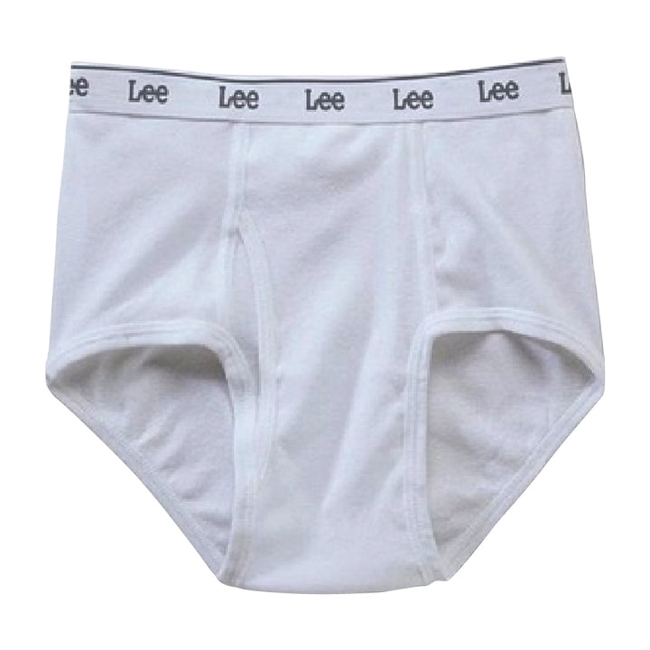 6-Pack Lee Comfort Classics Men's Tag-Free Cotton Briefs for Effortless Everyday Comfort Image 2