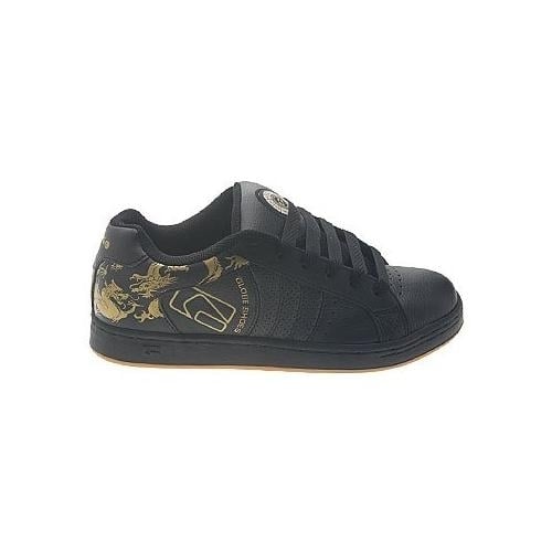 Globe Mens Focus Skate Shoe Black/Gold Dragon - GBFOC-BGD BLACK/GOLD DRAGON Image 3