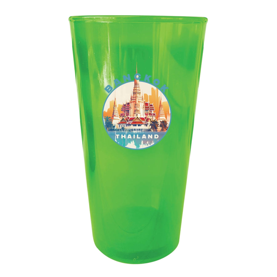 Bangkok Thailand C Souvenir Plastic 16 oz pint Image 1