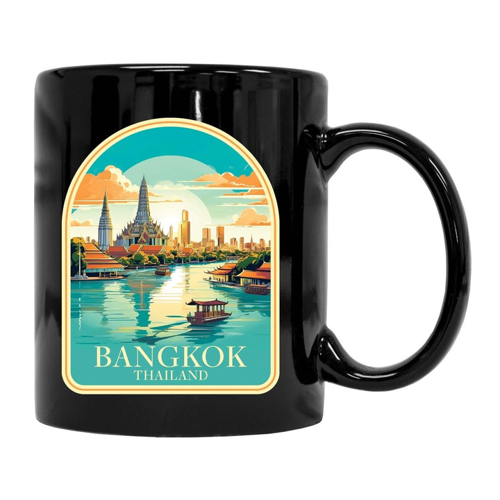 Bangkok Thailand A Souvenir 12 oz Ceramic Coffee Mug Image 1