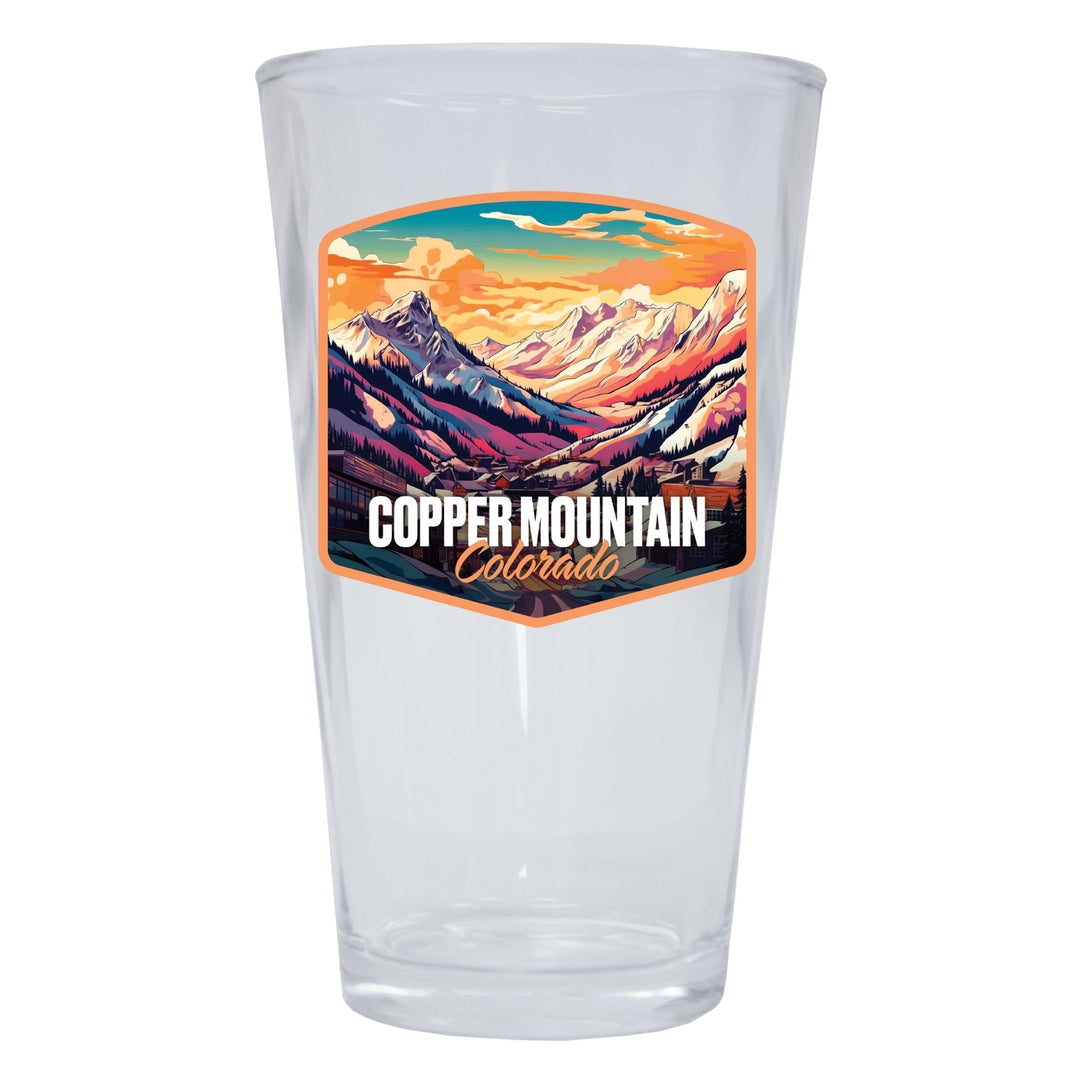 Copper Mountain A Souvenir 16 oz Pint Glass Image 1