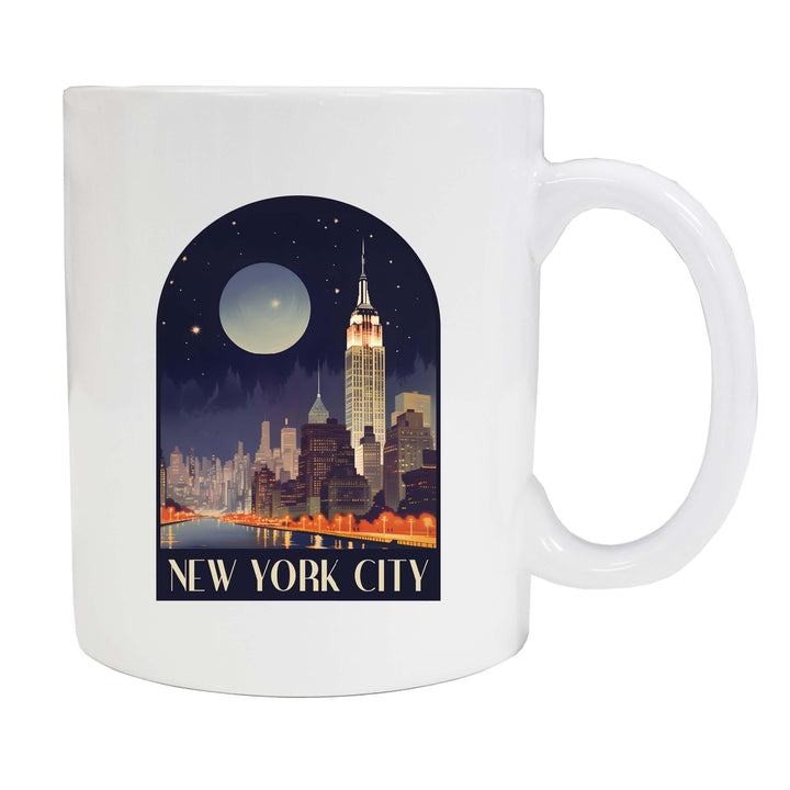 York City C Souvenir 12 oz Ceramic Coffee Mug Image 1