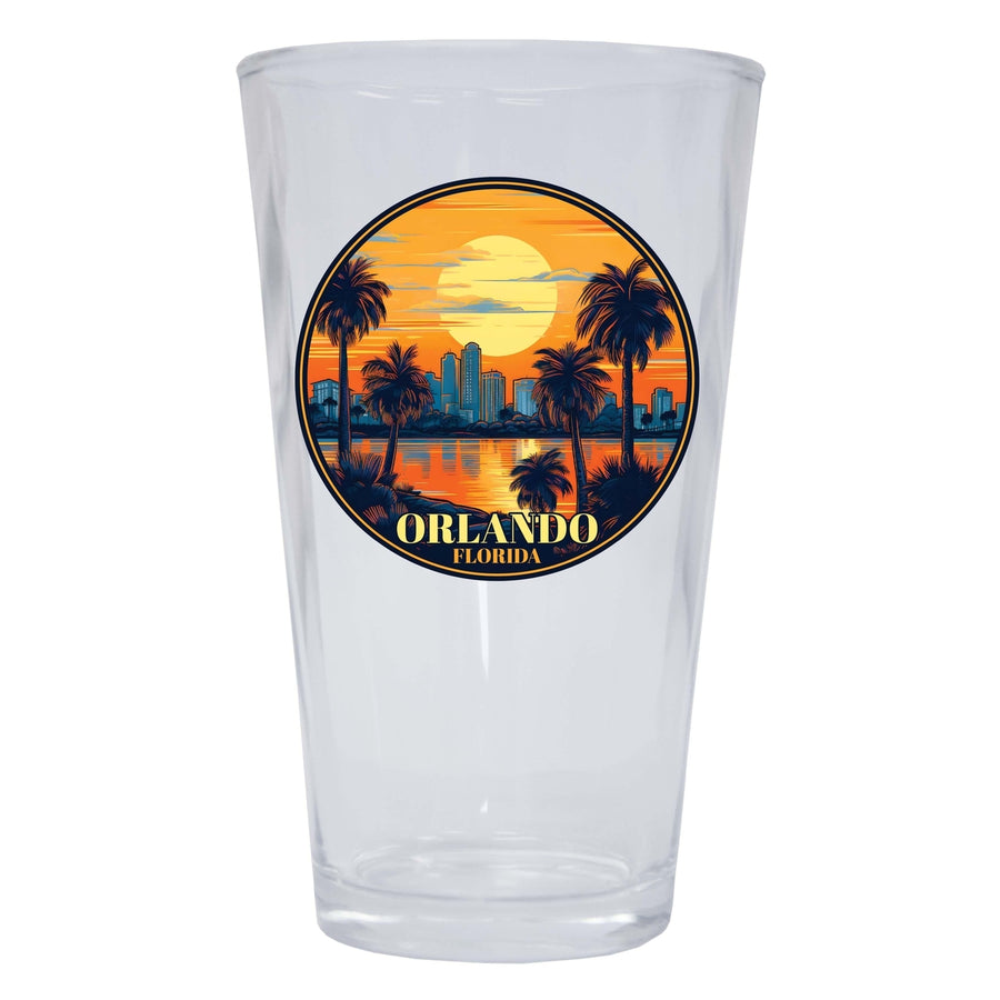 Orlando Florida B Souvenir 16 oz Pint Glass Image 1