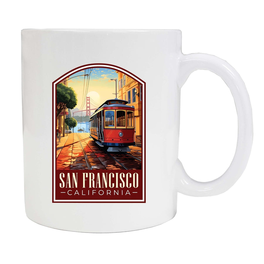 San Francisco California C Souvenir 12 oz Ceramic Coffee Mug Image 1
