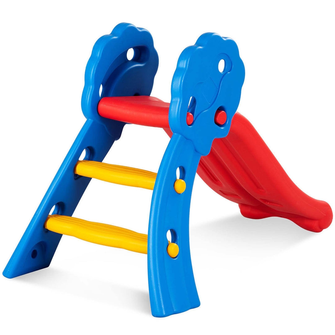 Children Kids Junior Folding Climber Play Slide Indoor Outdoor Toy Easy Store Image 10