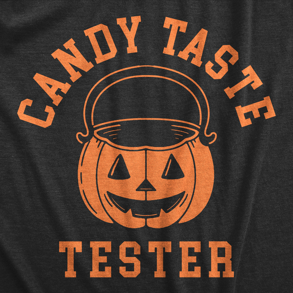 Youth Candy Taste Tester T Shirt Funny Halloween Trick Or Treat Lovers Tee For Kids Image 2