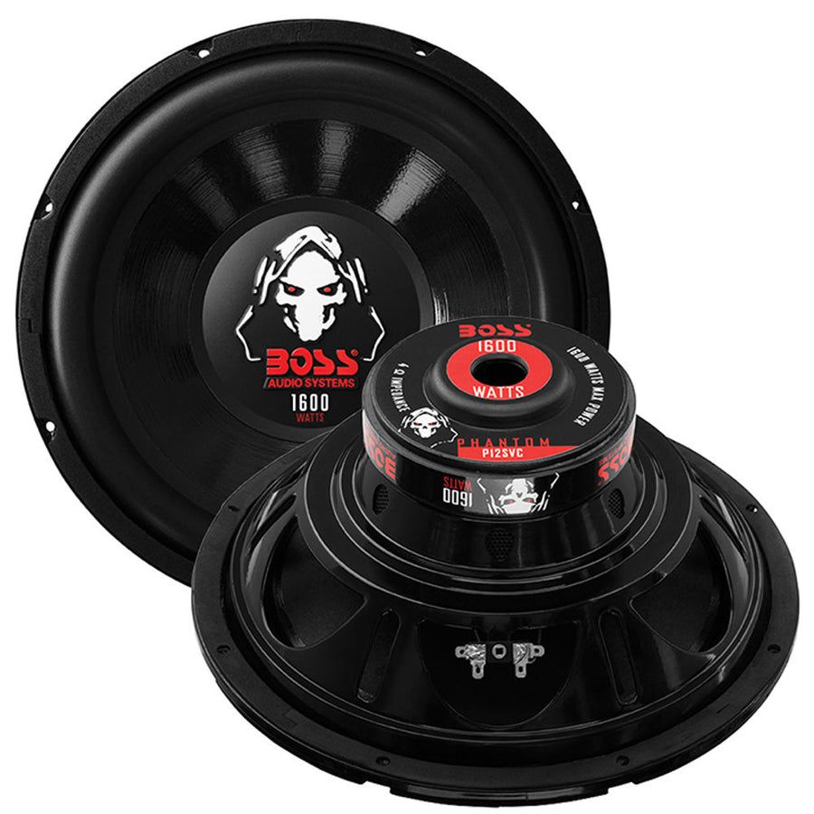 BOSS Audio Systems P12SVC 12 Car Subwoofer1600 WattsSingle 4 Ohm Voice Coil Image 1