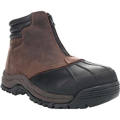 Propet Men's Blizzard Work Construction Boot  BROWN/BLACK Image 1